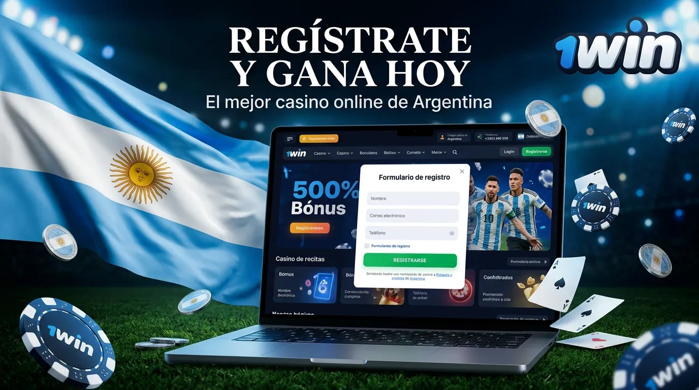 Regístrese en 1win Argentina fácilmente en un par de pasos